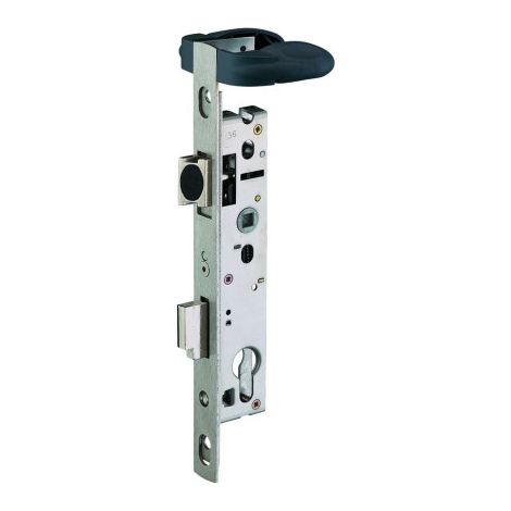Assa Abloy – Serrure électrique à encastrer monopoint piscine – Coffre inox pour profil 40mm – Montage avec béquille sur rosaces