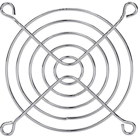 TRU COMPONENTS Grille de ventilation 1 pc(s) (l x H) 80 mm x 80 mm acier