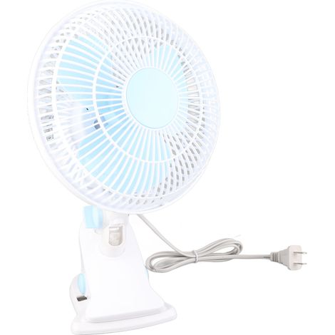 Miniatur-Tischventilator mit Clip, 3 Flügel, für Studentenwohnheim oder Büro, 220 V (1/5)