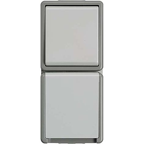 Siemens Gamme d'interrupteurs Prise 2P+T Delta gris 5TA4816 1 pc(s) (1/3)