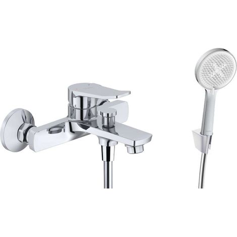 kielle Nefia - Wannenarmatur mit Zubehör EcoSpare, Chrom 10327SN70 (1/5)