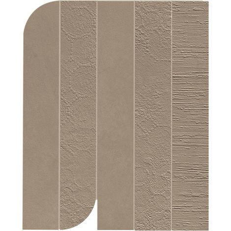Carrelage effet Béton 3D Blanc Minéral Mix 50x40,5x0,85 cm Mat Benzaro - Mur intérieur (vendu par carton de 1,22 m²) - RO'MA CARRELAGE