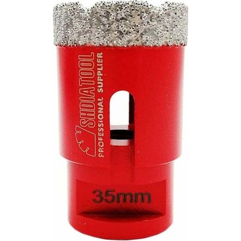 Forets Diamant 35mm Trépans de Forage avec Filetage M14 pour Perçage à sec en Porcelaine Carrelage Granit Marbre (1/5)