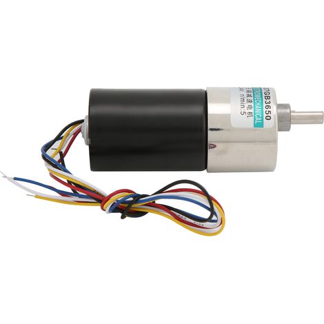Moteur à réducteur sans balais DC24V 5rpm/min XD-37GB365 silencieux marche avant/arrière pour micro-équipement (1/5)