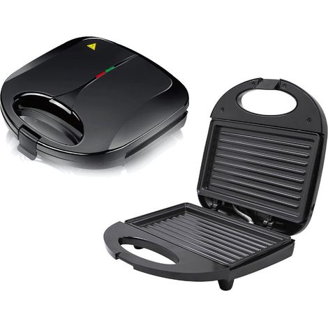 Toasteur Grille pour panini tortilla sandwichs antiadhésif 750w