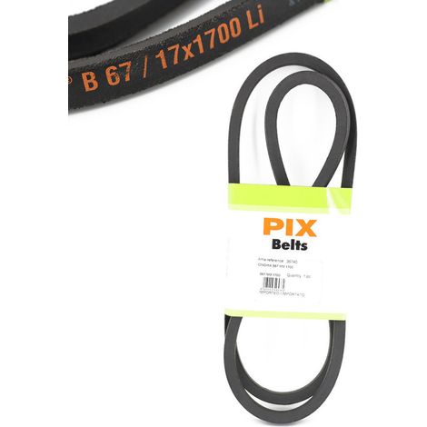 Courroie Trapézoïdale Lisse B67 1700 MM - 17x1700 Li (1/3)