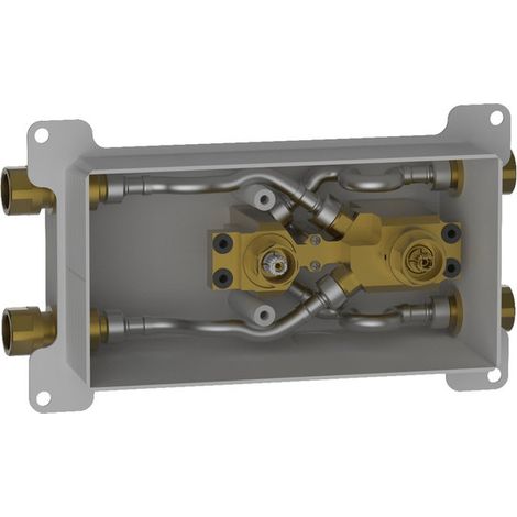 Dotazione bagno Keuco, 5616200000072, da incasso DN 20, per 2 utenze - 56162000072 (1/2)
