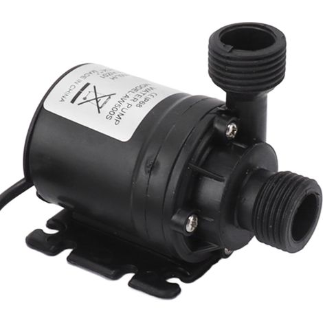 Miniatur-Wasserpumpe für Eiswürfelbereiter, Wasserzirkulationsverstärker für Geschirrspüler und Getränkeeiswürfelbereiter, 12 V Gleichstrom, 19 W (1/5)