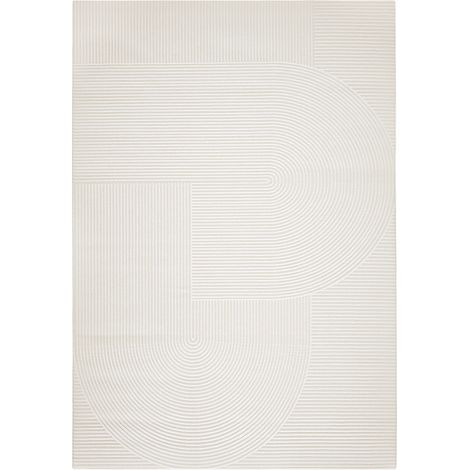 Grande Tappeto dal Design Contemporaneo e Moderno - Beige (290x200 cm) - Vreis Beige -