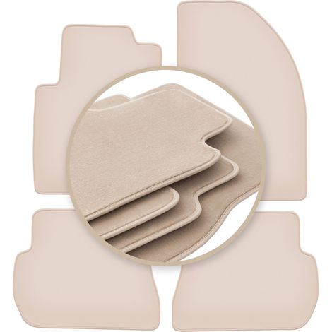 Tappetini beige PREMIUM per: Ford Fiesta MK6 hatchback 2002-2010