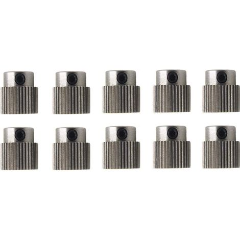 Poulie D'Extrudeuse - Engrenage D'Entraînement En Acier Inoxydable 36 Dents Alésage 5 Mm Pour Filament 1,75 Mm Et 3 Mm - Lot De 10 Pièces (1/5)