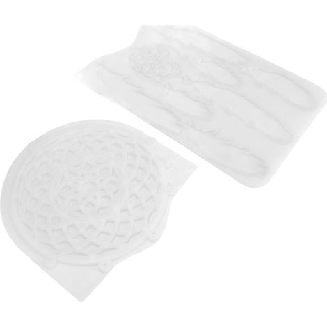 Moule en silicone pour miroir, décoration murale attrape-rêves en cristal et résine époxy à faire soi-même (1/5)