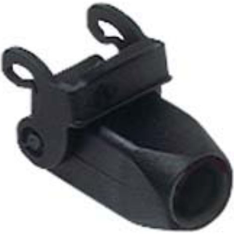 capot prolongateur plastique - noir - 1 levier - pg11 - gabarit 21.21 - série ck - ilme ck03vgns