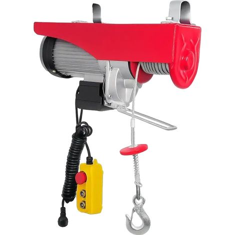 Treuil, Capacité de levage de 500 kg à 1000 kg, Hauteur de levage de 12 m, Télécommande filaire, Fonctionnement à grande vitesse, Acier inoxydable (1/5)