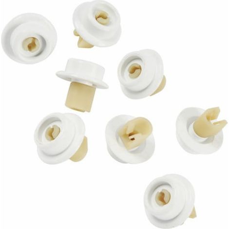 KIT 8 RUOTE CESTELLO INFERIORE LAVASTOVIGLIE REX ELECTROLUX 50279059005