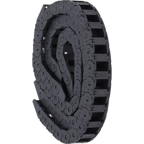Chaîne porte-câbles 3 pièces pour imprimante 3D VORON 2.4, 250mm, ouverture type nylon noir, accessoire DIY (1/5)