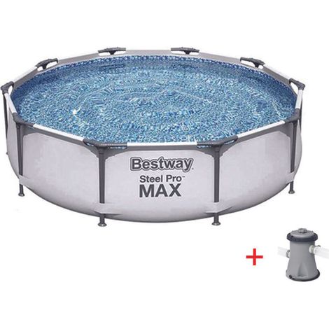 Piscina bestway steel pro max capacità 6473 l dimensioni 366x76 cm (1/10)