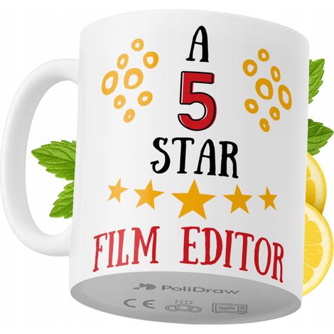 Lustige Kaffeetasse mit witzigem Textdesign für Filmeditoren – ideal für Geburtstage, Namenstage und Feiertage. Hochwertige Tasse für besondere Anlässe im Büro oder Homeoffice. Farbe: Weiß, 330 ml.