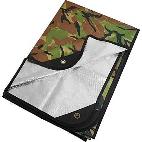 Arcturus Couverture de Survie Robuste Bâche Thermique réfléchissante 152 virgule 4 x 208 virgule 3 cm Couverture d urgence (1/5)