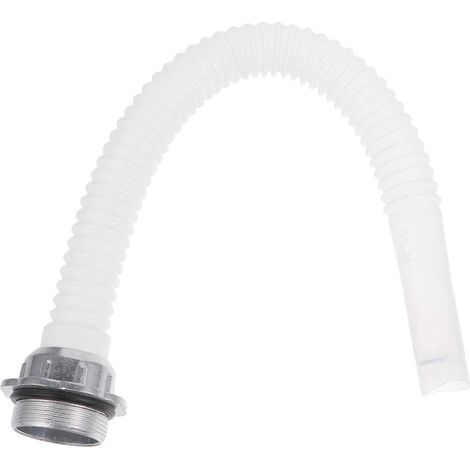 Bec verseur flexible long pour jerrican, embout en aluminium pour jerrican-37.5X4.5CM-Silver