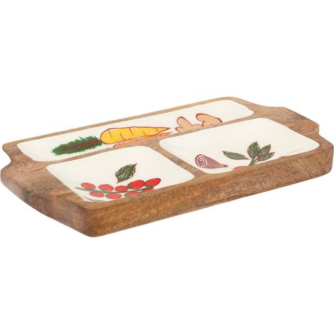 Amadeus - Plat apéritif Agathe 30,5x18,5 cm (1/3)