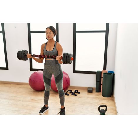 Mancuernas ajustables Juego de 2 barras de 20 kg Barra de 40 kg