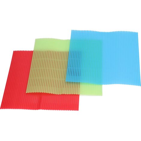 Lot de 3 tapis à sushi en ABS, tapis à rouler japonais pour la cuisine maison et les restaurants. (1/5)