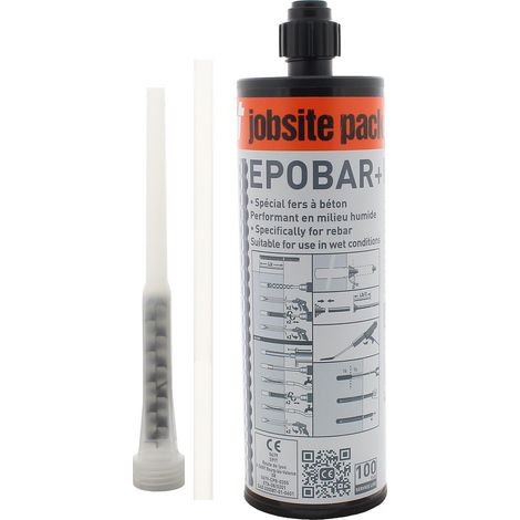 Résine Vinylester EPOBAR en cartouche 410 ml avec buste et rallonge - SPIT PASLODE - 60242