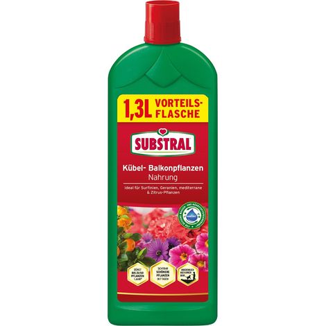 SUBSTRAL® Balkon- und Kübelpflanzen-Nahrung 1,3 Liter