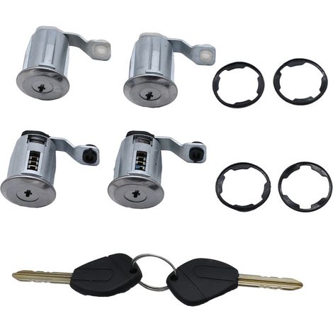 Kit 10 pièces de serrures + clés Peugeot/Citroën (identique) (1/5)