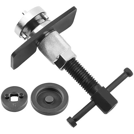 Outil pour remettre le piston de frein automobile en place, jeu de 5 pièces d'outils pour rembobiner le piston d'étrier de frein, outil pour remettre en place les plaquettes de frein arrière automobil (1/5)