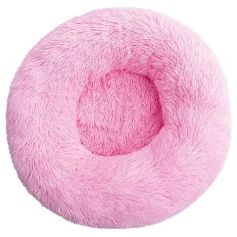 BUNTHAUS Coussin de Lit pour Chat Moelleux Doux Lavable pour Chats Chiens (Rose Vif, 40cm), Ensoleillé (1/5)