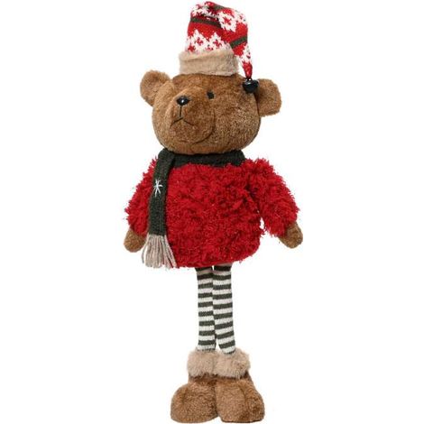 Peluche orso natalizio 54h