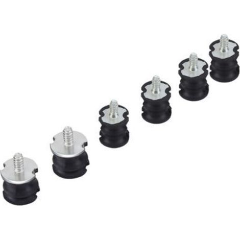 6X Pièces de Tronçonneuse Amortisseur AV Compatible avec Modèles Spécifiques -