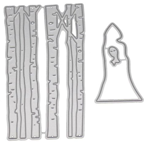 Poinçons de découpe métalliques forêt pour scrapbooking, DIY album, cartes et décorations artisanales (1/4)