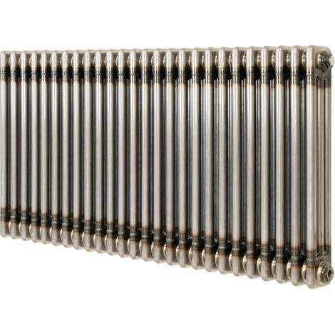 Traditional 3 Column Radiator - 600 x 1190mm - Raw Metal (1/5)