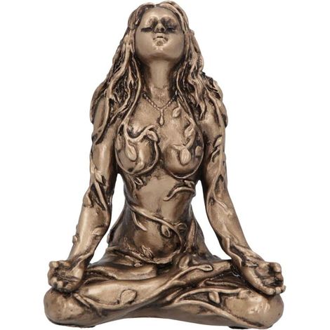 Mini Bronze Gaia Mother Figurine, 6.5cm, French Art Decor, Collectible Gift, Home Ornament (1/5)