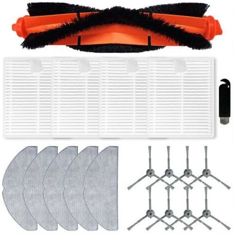 Ersatzteile für den Saugroboter L20: Hauptseitenbürste, HEPA-Filter, Reinigungstücher, Zubehör (1/5)