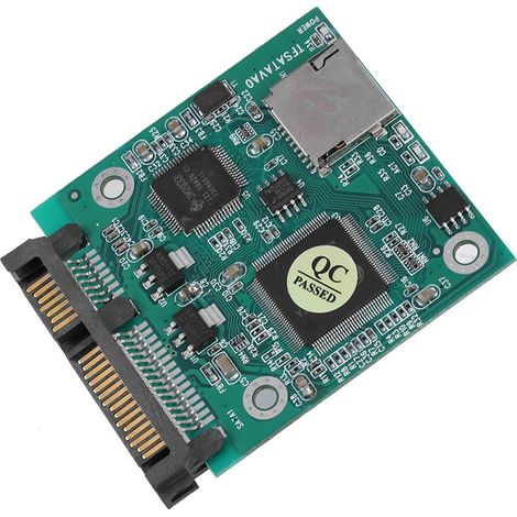 Speicherkarte auf SATA - Adapter für SSD/HDD-Festplatte