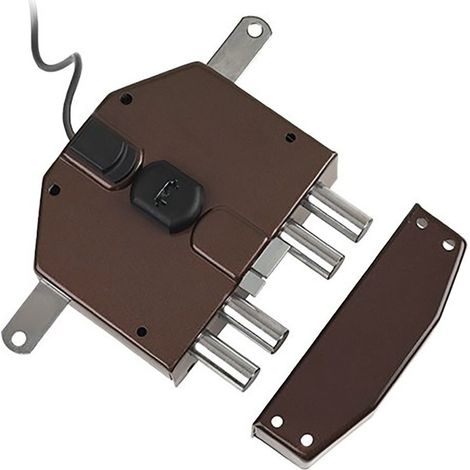 Serrure Électrique À Appliquer Triple Art.6823 Dx - Cylindre 80 Mm Yale