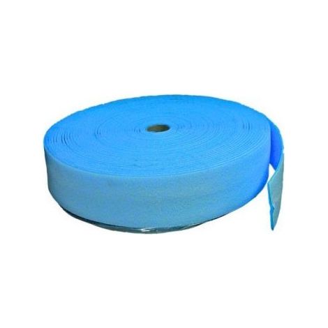 Giunto di dilatazione perimetrale senza bandella, pretagliato a metà, h.100 spessore 8 mm, in rotolo da 50 metri (prezzo a metro) 21050