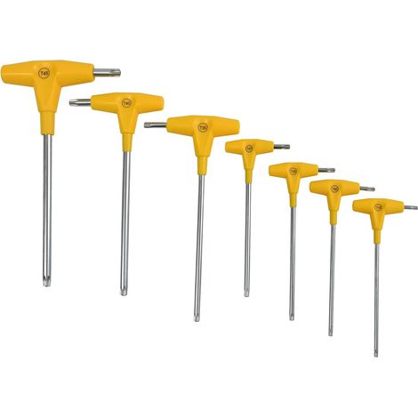 Set di 9 chiavi Torx a T da T10 a T50. (1/4)