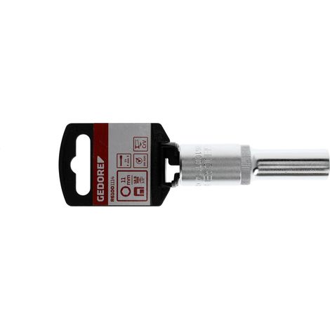 R61001114 Inserto per chiave a bussola 1/2" 6 facce 11 mm Lunghezza 77 mm (1/4)