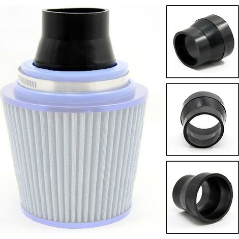 Tuyau d'admission d'air auto 63mm-76mm (3-2.5 pouces) Flexible renforcé pour filtre à air, conduit de ventilation moteur, raccord résistant chaleur, diamètre adaptable. (1/5)