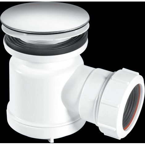 McAlpine STW7-M 19mm Water Seal Shower Trap, Universal Outlet