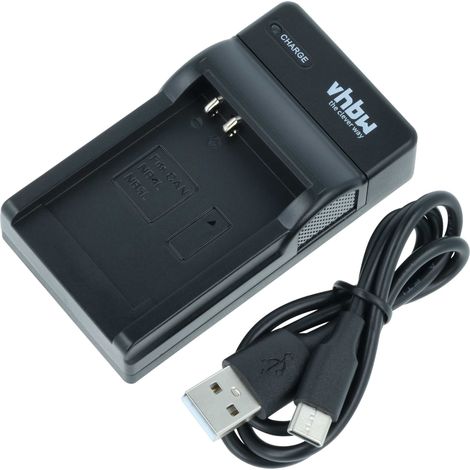 vhbw USB-C Ladegerät kompatibel mit Canon PowerShot SD630, SD900, SD900Ti, SD700, SD800, SX120 IS Kamera - Ladeschale + USB-C Kabel Ladeanzeige (1/5)