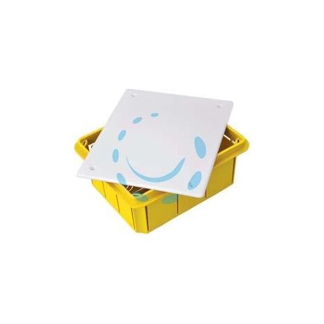 SCATOLA DI DERIVAZIONE DA INCASSO CON COPERCHIO IP40 - mm.118x96x70 - (1613)