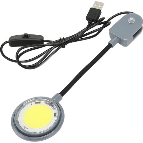 Lampe LED à pince pour aquarium, haute luminosité, lumière douce, mini lampe flexible à pince pour aquarium d'eau douce et d'eau de mer (1/5)