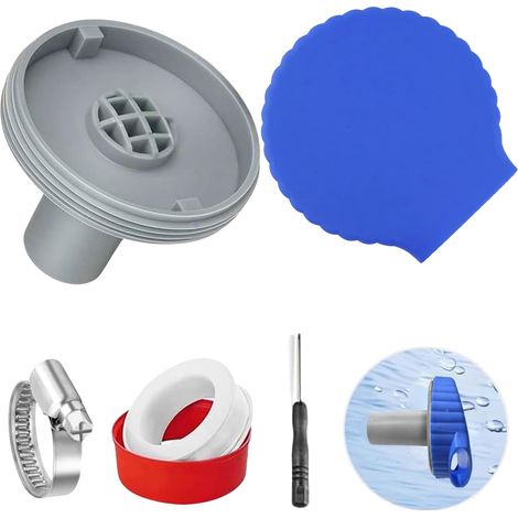 Buse de remplissage de piscine rotative à 360° - Accessoires de piscine - Buse de remplissage de piscine 32 mm - Buse de sortie pour piscine, buse de sortie - Accessoires (1/5)