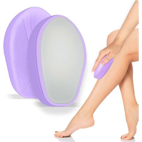 Épilateur à cristaux pour l'épilation, épilateur à cristaux pour hommes et femmes, épilateur magique à cristaux avec exfoliation douce de la peau, réutilisable ( )